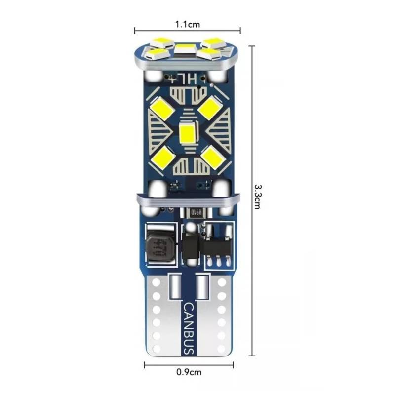 Luces Led T10 Canbus (colas de pescado) – tiendaspits