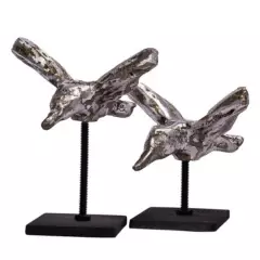 PAOLA YANCOVIC - Adorno escultura pareja de colibries