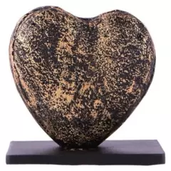 PAOLA YANCOVIC - Adorno escultura corazón  dorado