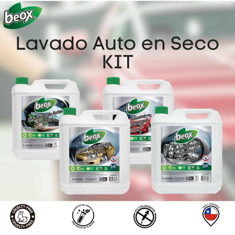 BEOX - Lavado Auto en Seco sin agua Beox®KIT PROFESIONAL