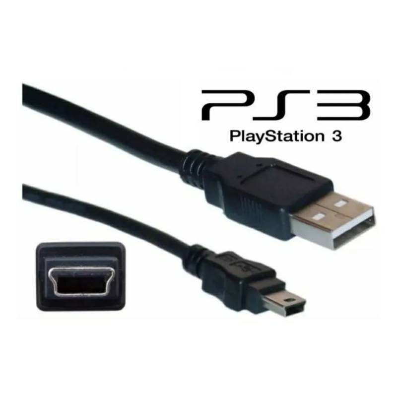 VHEX - Cable Usb De Control Playstation 3 Ps3 Micro Usb