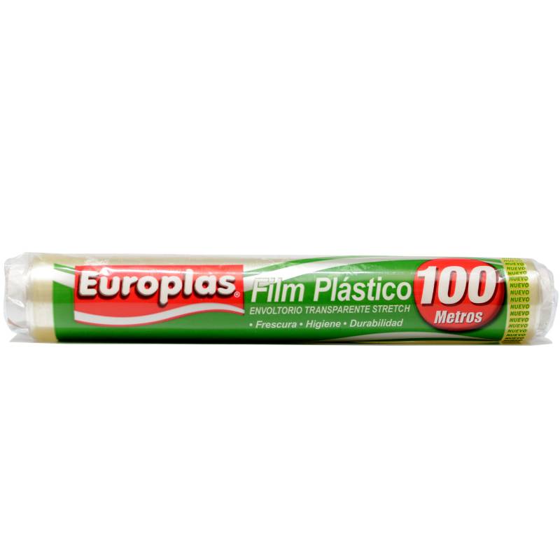 EUROPLAS - 12 UNIDADES FILM PVC EUROPLAS 100 MTS.