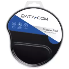 DATACOM - Datacom Mousepad Memory Foam Negro Datacom