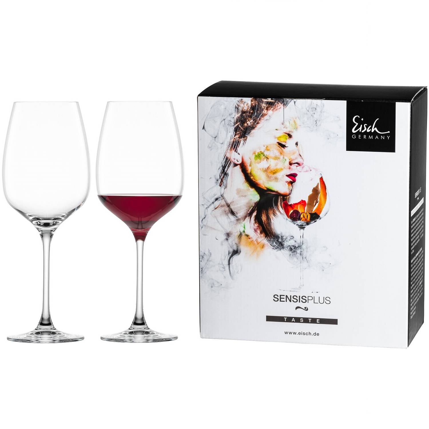 MICA Set 4 Copas De Vino Vidrio Rojo 315ML Mica