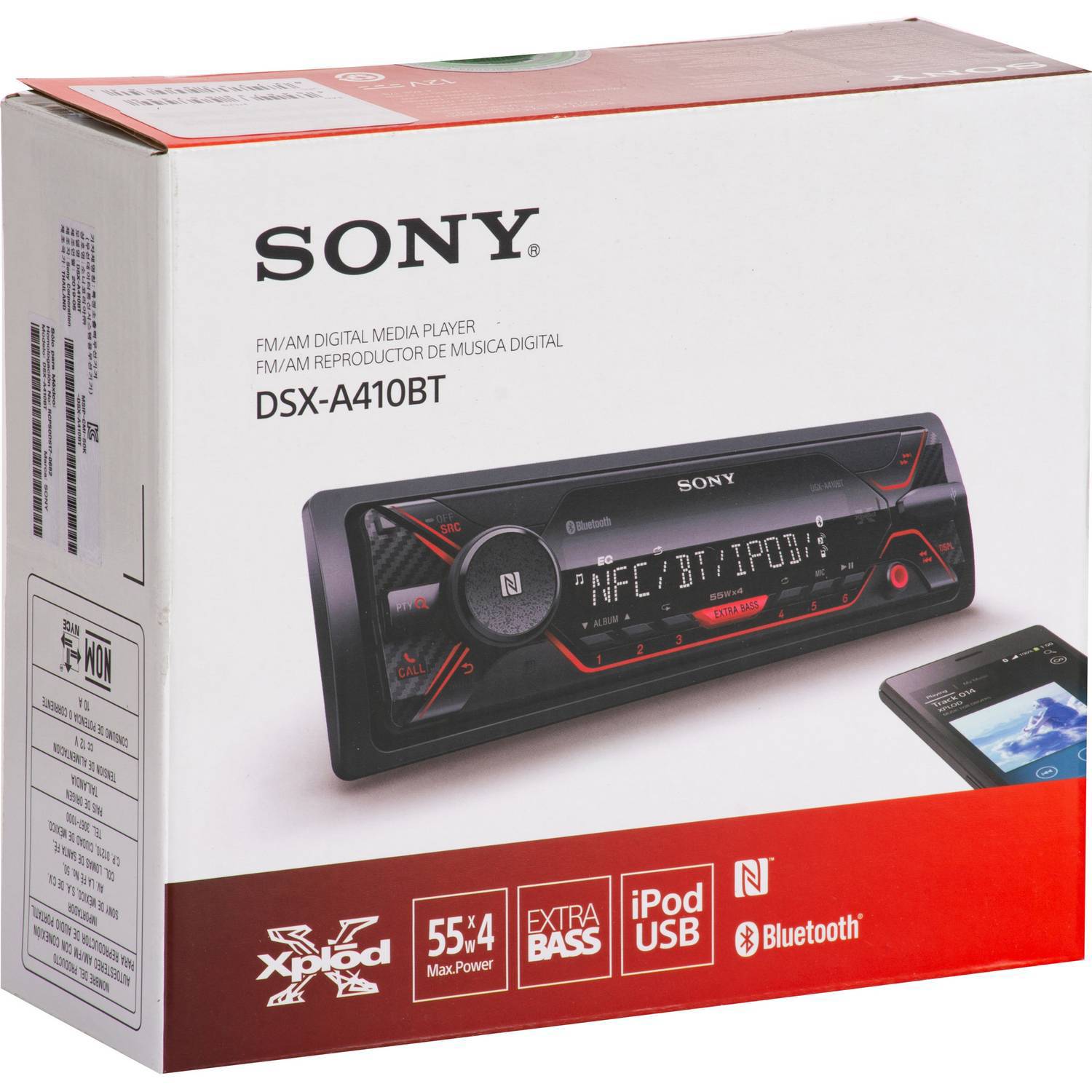 Individualidad pecado Mártir SONY Radio De Auto Sony Dsx A410bt Con Usb Y Bluetooth | falabella.com