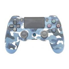 NJOY TECH - Control gamepad ps4 camuflado azul inalambrico