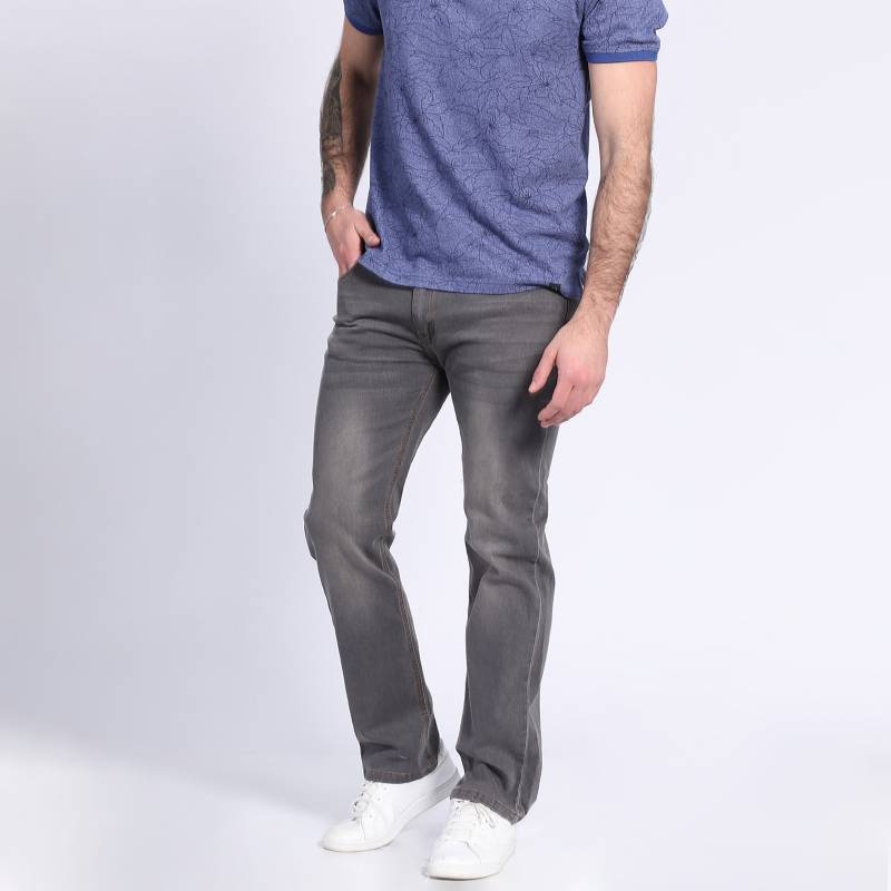 POTROS - Jeans Linea Spandex Regulart Fit Gris oscuro POTROS