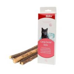 BIOLINE - Bioline Palitos de Catnip Natural Dental Stick, 5 Und