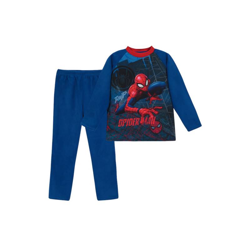 DISNEY - Pijama Niño Polar Disney Spiderman Azul