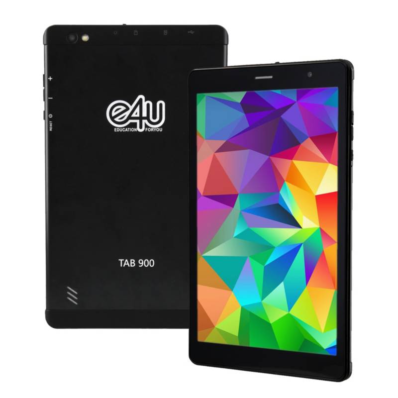 E4U - Tablet Tab900 4GB RAM 32GB Expandible WIFI 4G LTE Google Certified con Funda de Silicona