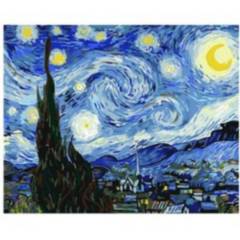 FUN AT HOME LO DIVERTIDO DE ESTAR EN CASA - Diamond Painting Van Gogh Noche Estrellada 40x30