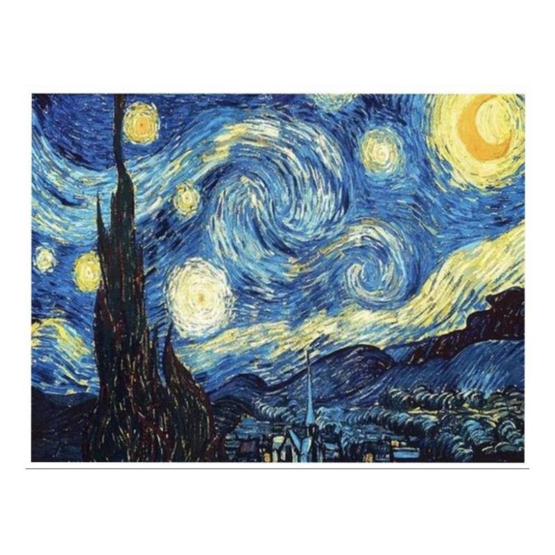 FUN AT HOME LO DIVERTIDO DE ESTAR EN CASA - Pintura Por Número Van Gogh La Noche Estrellada 50x40