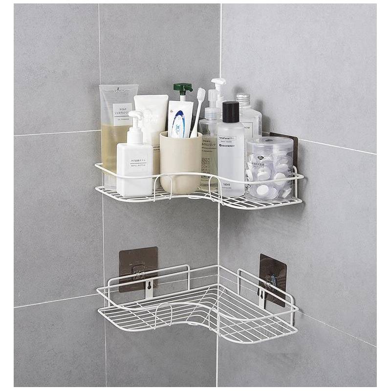 Organizador Ducha Baño Cocina Esquinero Acero Inox Adhesivo