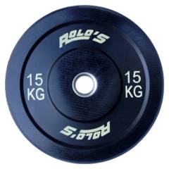 ROLOS - Disco olímpico bumper 15 kg