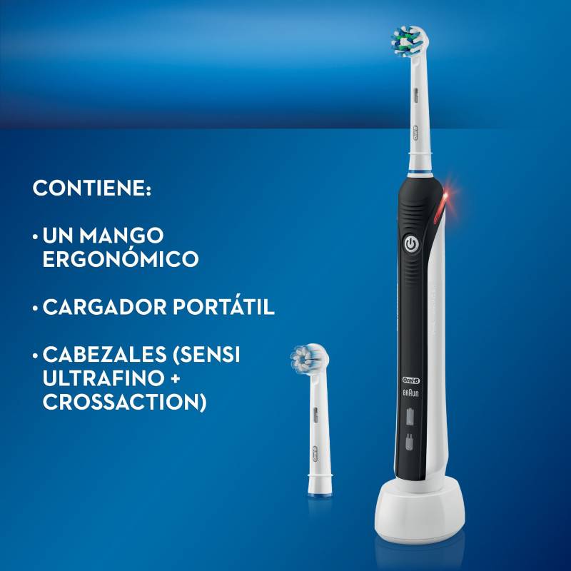 Cepillo De Dientes Eléctrico Oral-B Pro 2000 Sensi Ultrafino Recargable +  Cabezal Sensi Ultrafino, 1 Kit