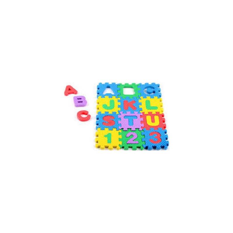 GENERICO Mini puzzle goma eva 36 piezas niños/niñas |