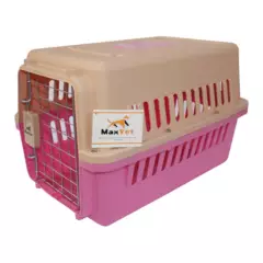 MAXPET - Jaula Canil Transportador Perro y Gato Maxpet MP01 48x32x30