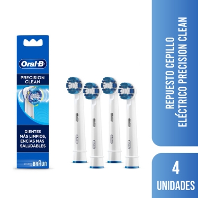 Repuestos de Cepillo de Dientes Eléctrico Oral-B Pro-Salud Precision Clean  4 Unidades