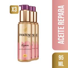 PANTENE - Pack 3 Aceite/Óleo Poderoso Pantene Pro-V Repara 95ml