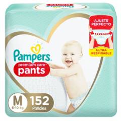 PAMPERS - Pañales Pampers Pants Premium Care Talla M 152 Un