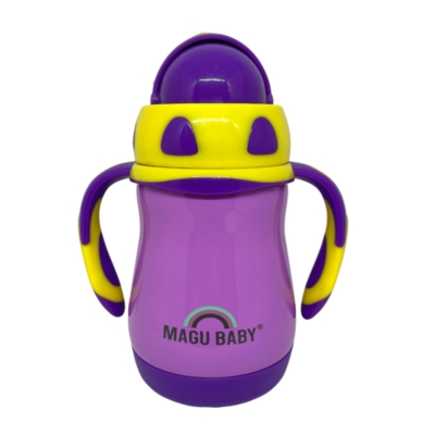 SUPER BABY Vaso con Bombilla Antiderrame 300 ml