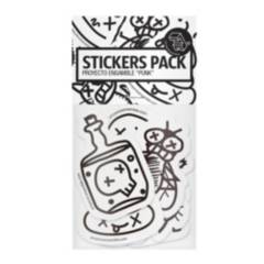 PROYECTO ENSAMBLE - Sticker Pack Punk 6 Adhesivos Decorativos Ilustrados en Chile