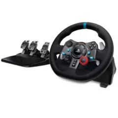 LOGITECH - Volante Gamer c/ Pedales Logitech Force racing G29 PS3 PS4.