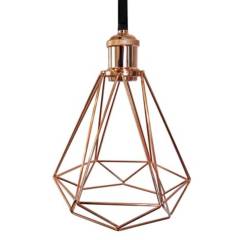 LA SILLERIA - Lámpara geometric cobre
