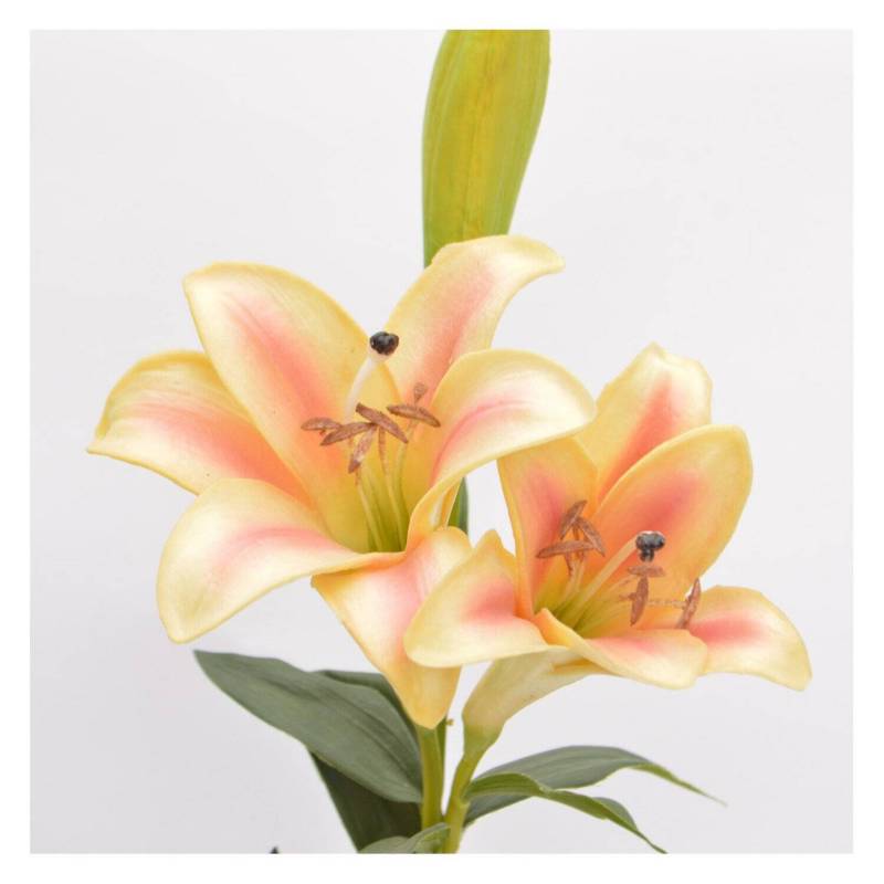 LE BOUQUET Lilium Doble Flor Seda Artificial 83 Cm 