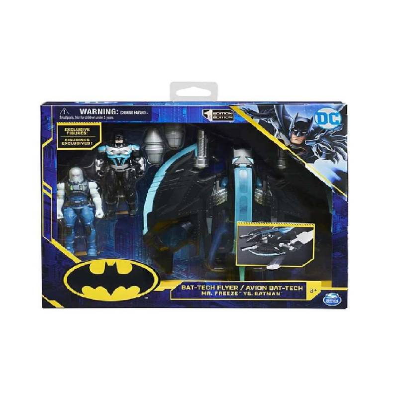 GENERICO DC - Batman Avión Bat-Tech con Figuras de Acción 