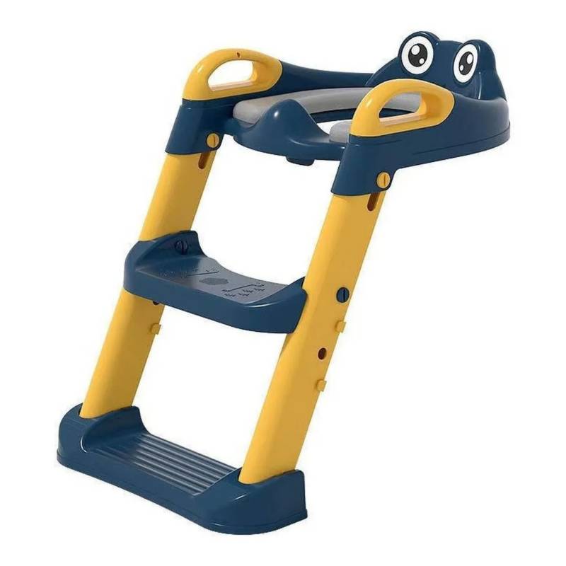 CRUSEC - Asientos Adaptador Escalera Inodoro Para Niños Color Azul