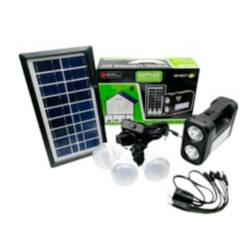 GENERICO - Kit Ampolletas Solar Emergencia Camping 220v 36horas