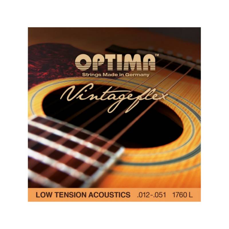 LUTHART - Encordado Guitarra Acústica Vintageflex - Made in Germany