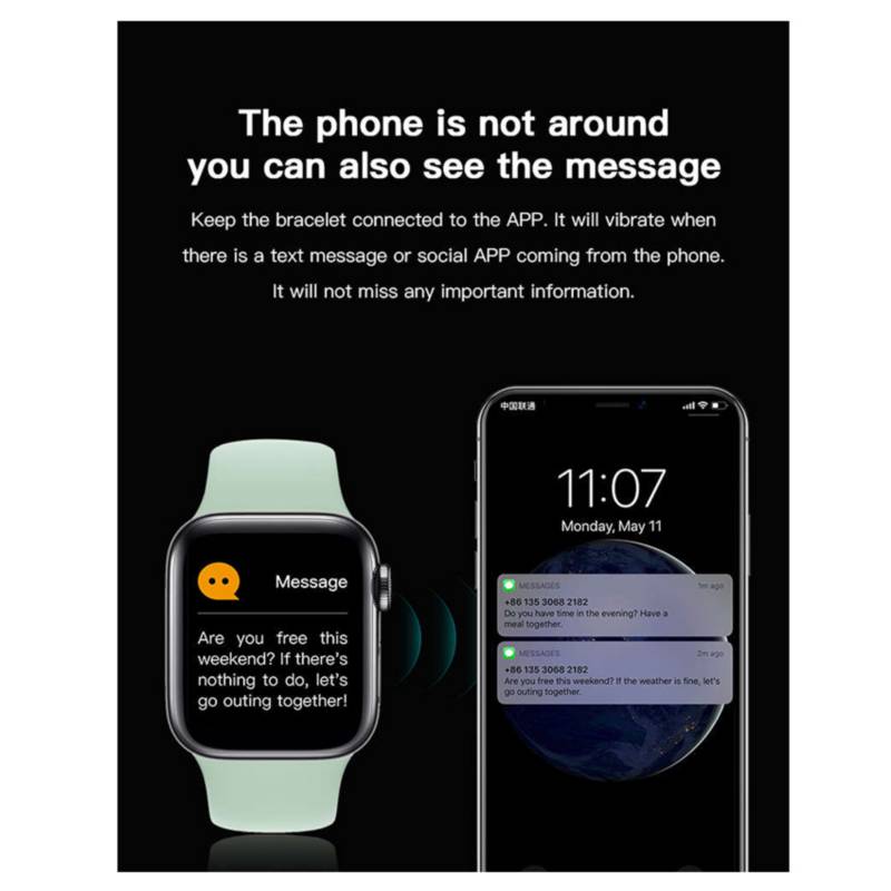 GENERICO - Reloj inteligente smartwatch bluetooth x7 fit pro Sport