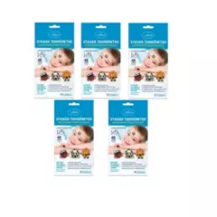 LA PREPIE - Sticker Termómetro infantil - Pack 5 unidades 30 Stickers