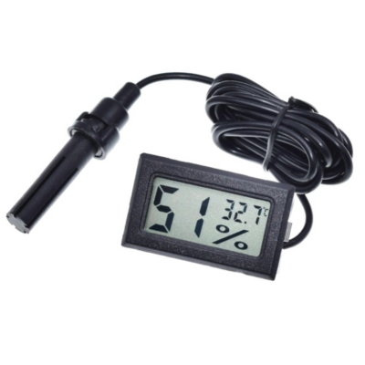 Higrómetro Digital Medidor De Temperatura Y Humedad Sonda - Generico