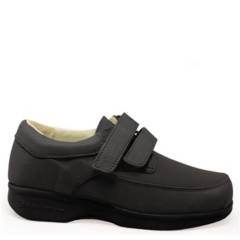 SANNABEM - Zapato Para Diabético Stepper Negro - 35
