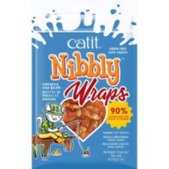 CATIT - Snack Catit Nibbly Wraps Sabor Pollo Pescado 30g
