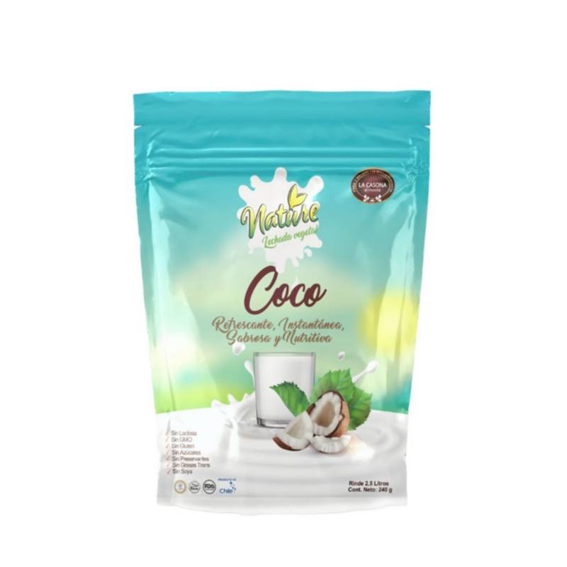 CASONA EL MONTE - Bebida Vegetal de Coco - 240 g