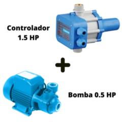 KOSLAN - Bomba Agua Periferica 0.5 Hp + Controlador 1.5 Hp - Connor (Koslan)