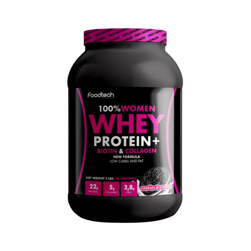 FOODTECH - 100 Women Whey 2lbs - Cookies and Cream