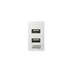 GENERICO - Modulo Toma USB Doble AT-91030 110-250V 5V 21A