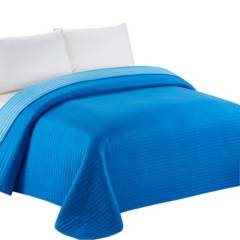 MALLORCA - Cobertor Liso 1,5 Plazas California Azul