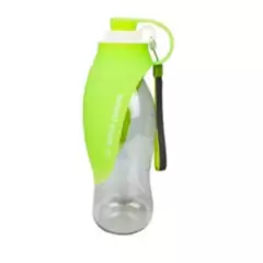 GENERICO - Botella de agua portátil para mascotas Verde