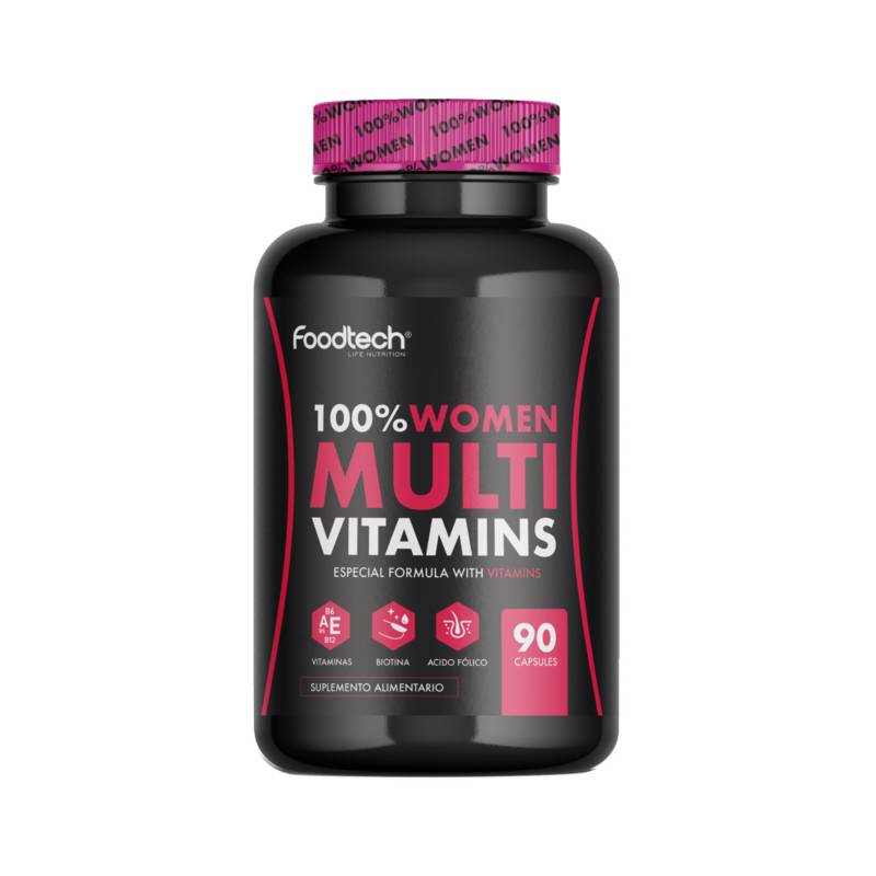 FOODTECH - 100% Women Multivitamins 90 caps - Foodtech 
