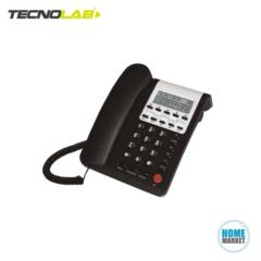 TECNOLAB - Telefono de Sobremesa Con Visor LCD 12 Digitos Tecnolab