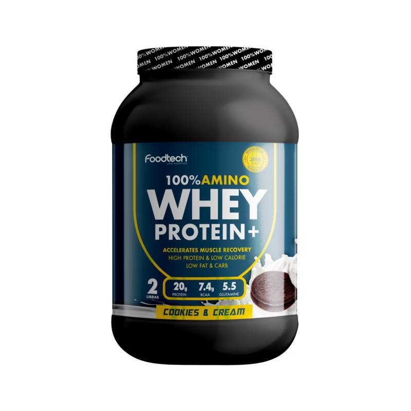 FOODTECH - 100% Amino Whey Protein 2 lb - Foodtech Cookies and Cream