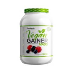 FOODTECH - Vegan Gainer Mass 3 lbs - Foodtech Mix Berries