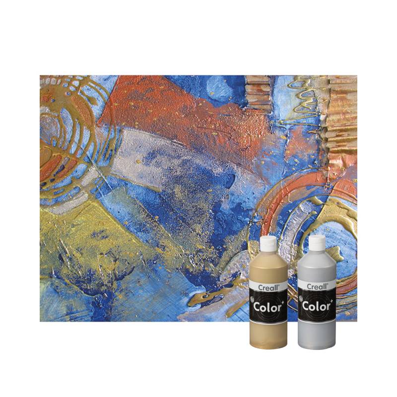 SEIGARD - Set Pinturas Al Agua Oro Y Plata KIT104 Color Variado