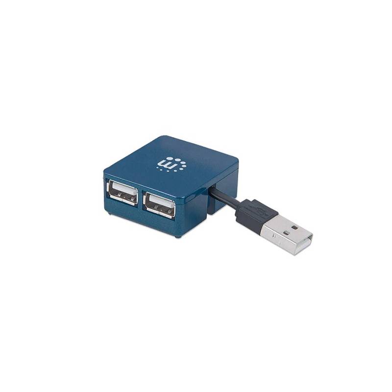 MANHATTAN - Micro Hub USB de Alta Velocidad 2.0 Manhattan 160605